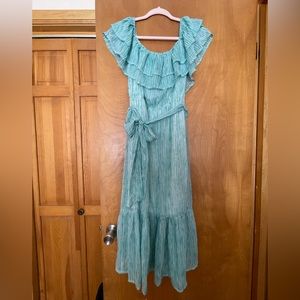 Flying Tomato long maxi dress with tie